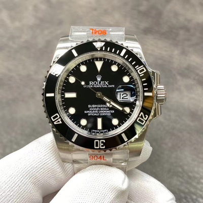 NOOB厂劳力士潜航者系列116610LN 最新V10版 黑水鬼 3135全自动机械手表男士腕表40mm