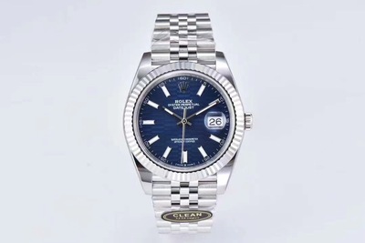 clean厂c厂劳力士日志126234 抗纹蓝面3235自动机械手表男士腕表36mm